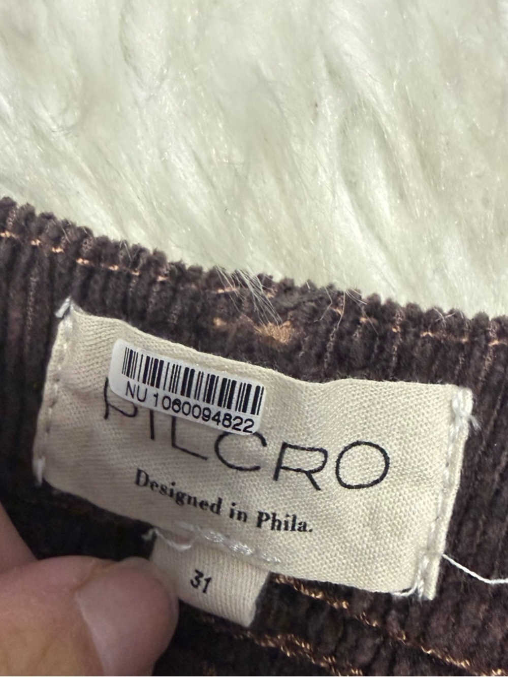 Pilcro Adi Wide Leg Corduroy Pants Size 31 Brown High Rise Anthropologie - Picture 3 of 9